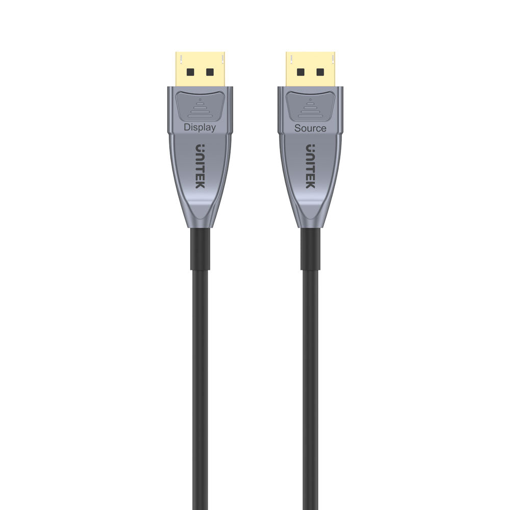 UNITEK C1618GY 20M 8K ACTIVE OPTICAL DISPLAYPORT 1.4 CABLE - image 2