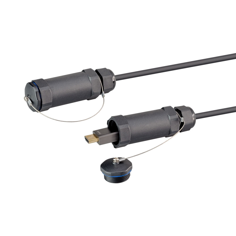 20M ARMORED FIBRE HDMI CABLE ON REEL * - image 2