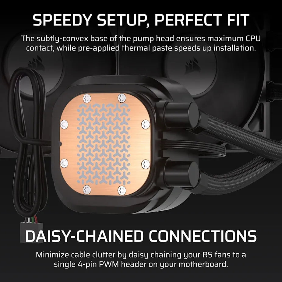 NAUTILUS 360 RS LCD Liquid CPU Cooler – 2.1 IPS LCD Screen RS120 Fans 360 mm Radiator LGA 1851/1700 AMD® AM5/AM4
