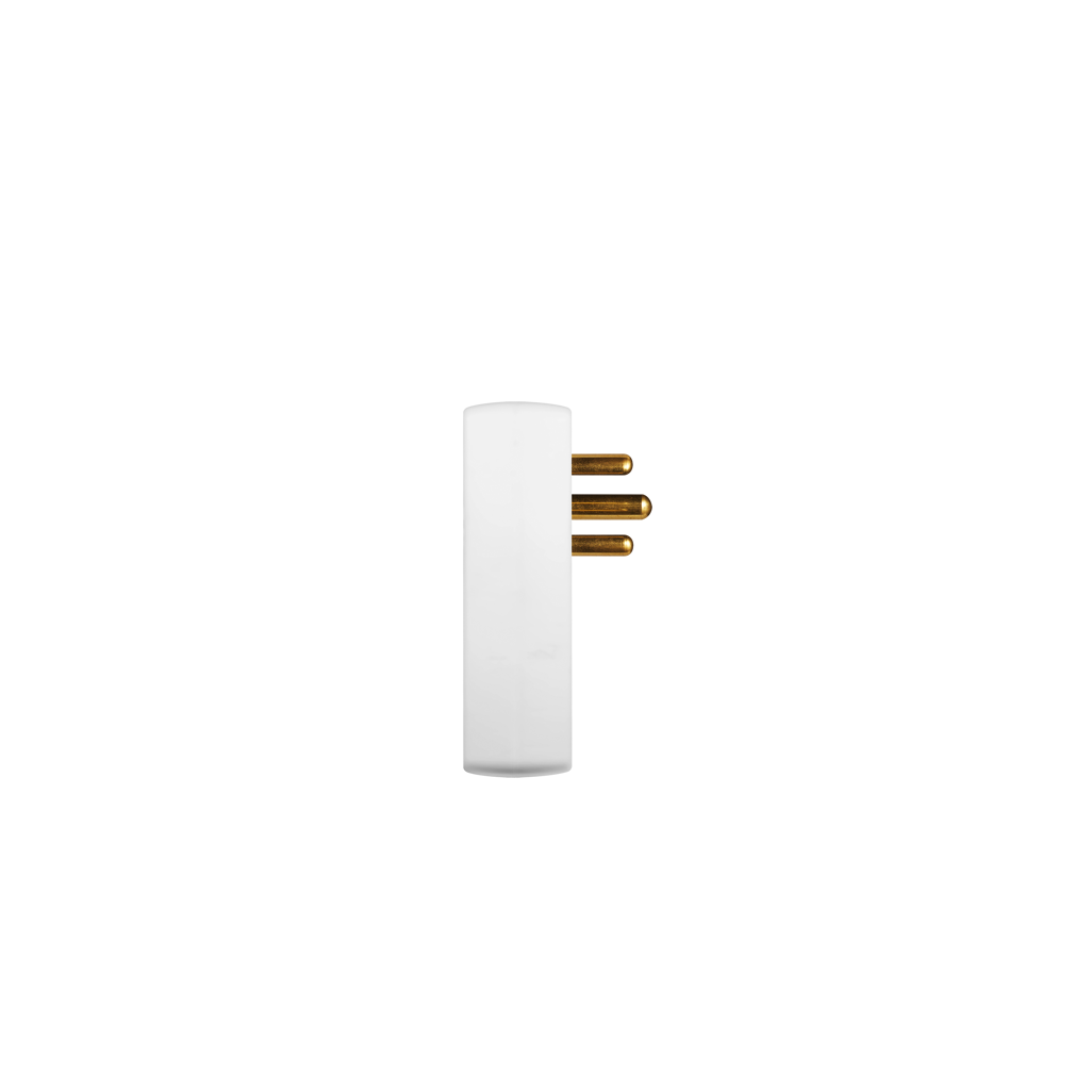 SWITCHED  2 Way Adaptor - White
