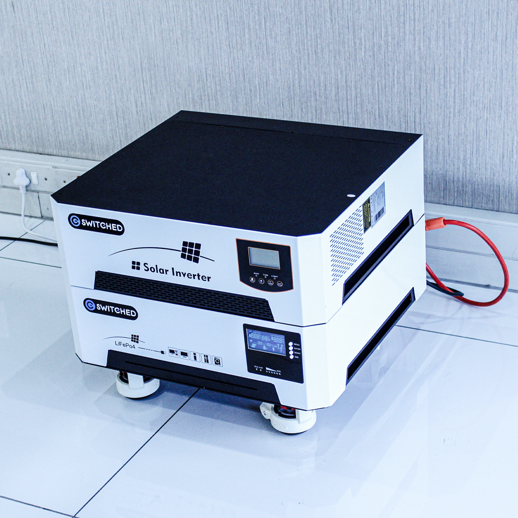 Switched 5200w LiFePo4 ESS Trolley Power Station