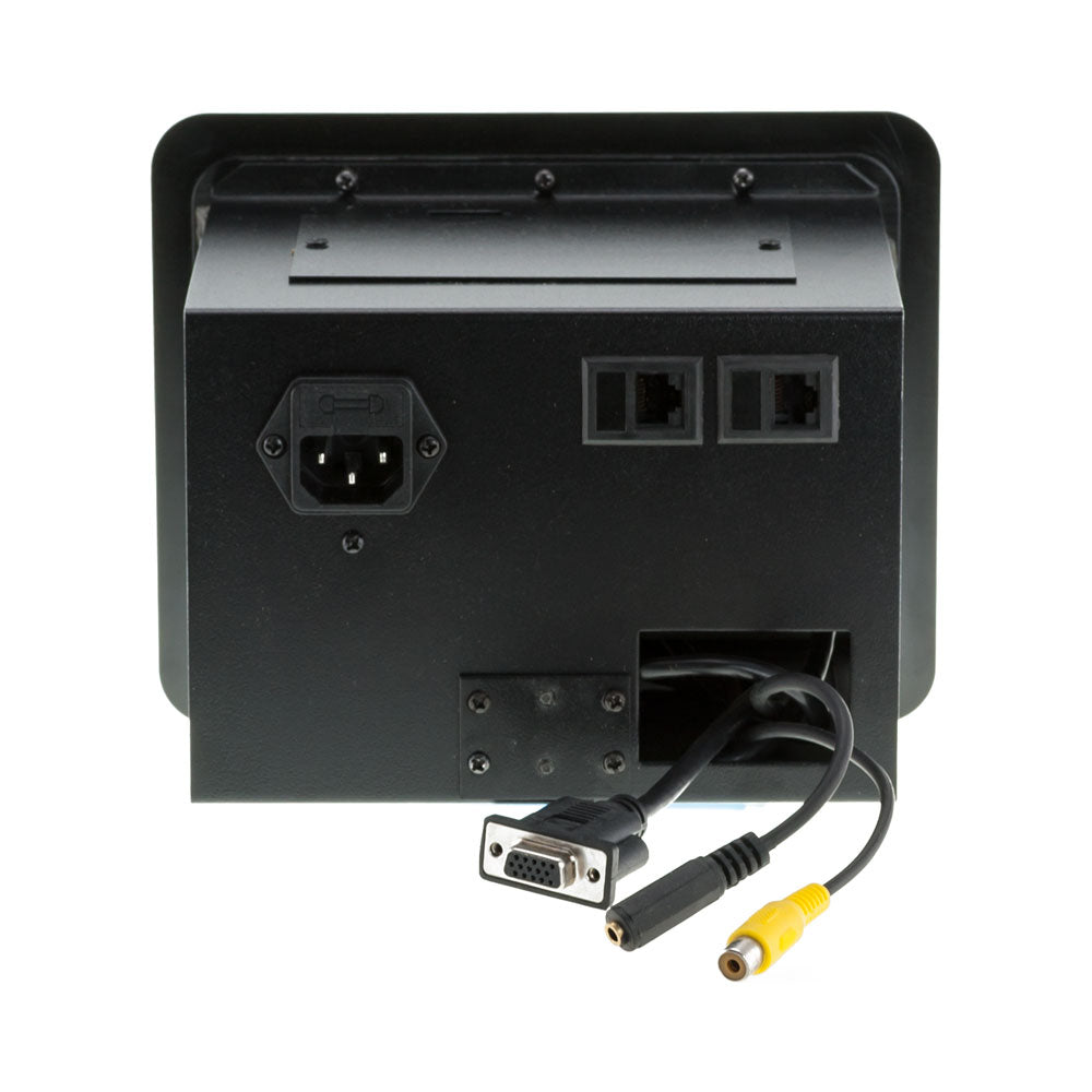 MULTI SUNKEN DESKTOP SOCKET BOX WITH VGA AND DUAL SA POWER