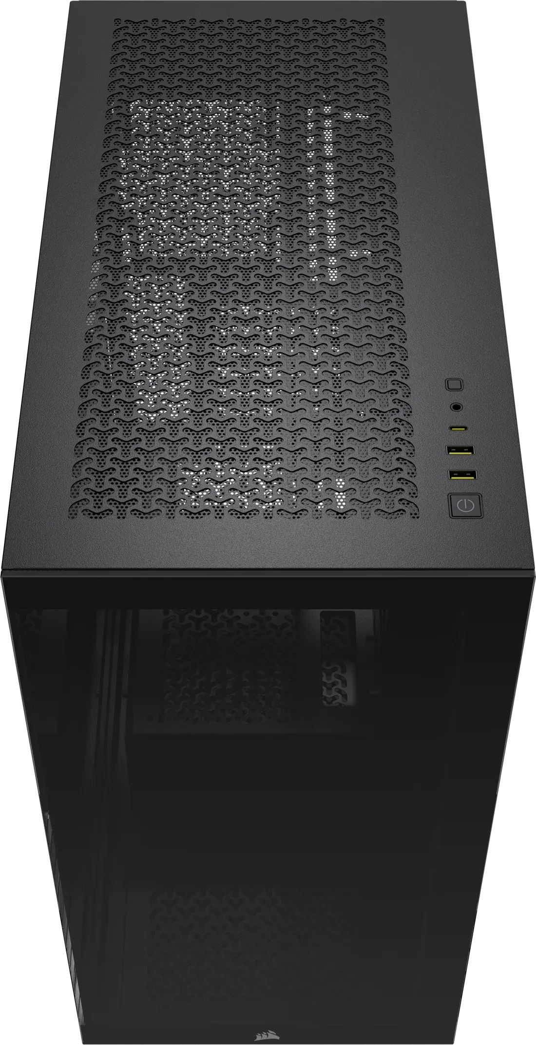 3500X Tempered Glass Black Mid-Tower PC Case; 2x 3.5'' | 2x 2.5'' Drive Bays; Up to 360mm Radiator compatible - image 5