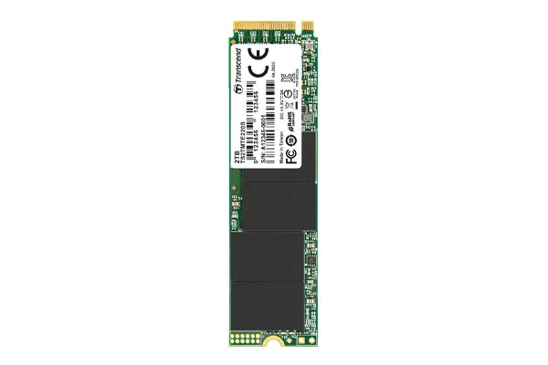 TRANSCEND 2TB MTE220S PCI-E GEN 3x4 NVMe M.2 2280 SSD 3D TLC with DRAM cache - 3500 MB/s Read 2900 MB/s Write - 4400 TBW - image 2
