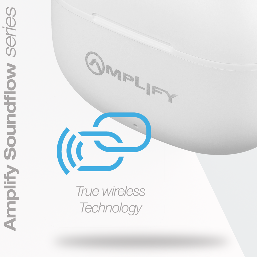 Amplify Soundflow Series TWS Earphones - White