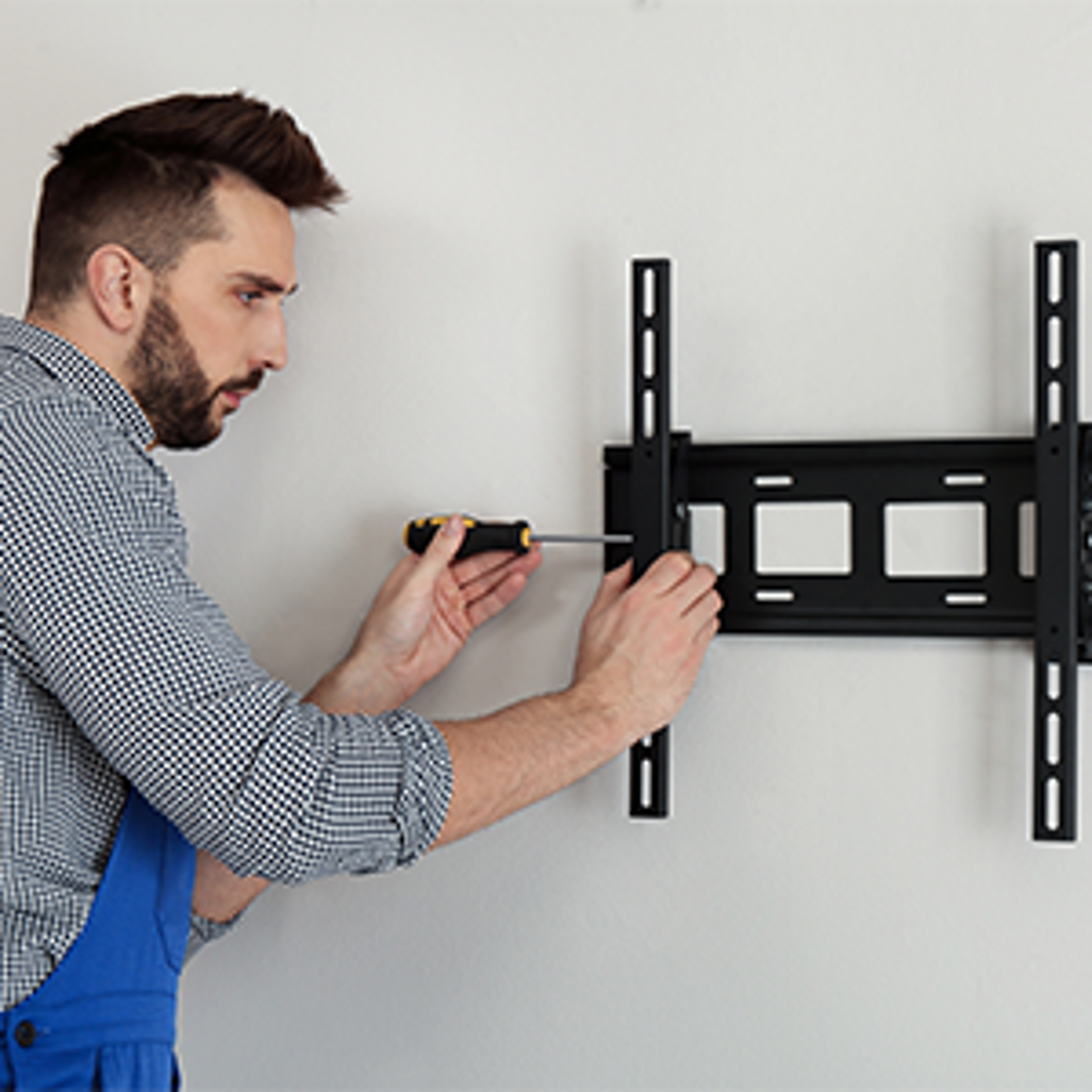 Volkano Steel Series Soundbar and Speaker TV Bracket - Black