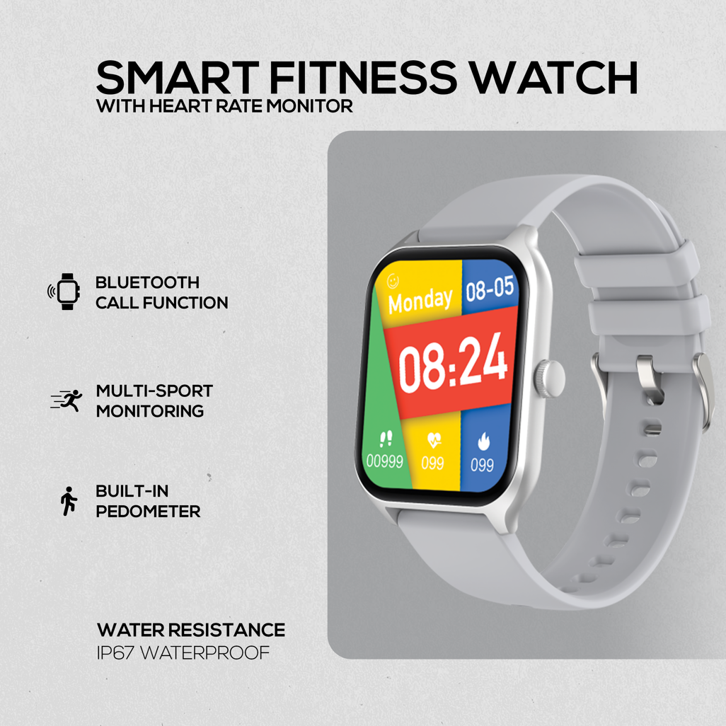 Volkano Life Series Smart Watches - Silver