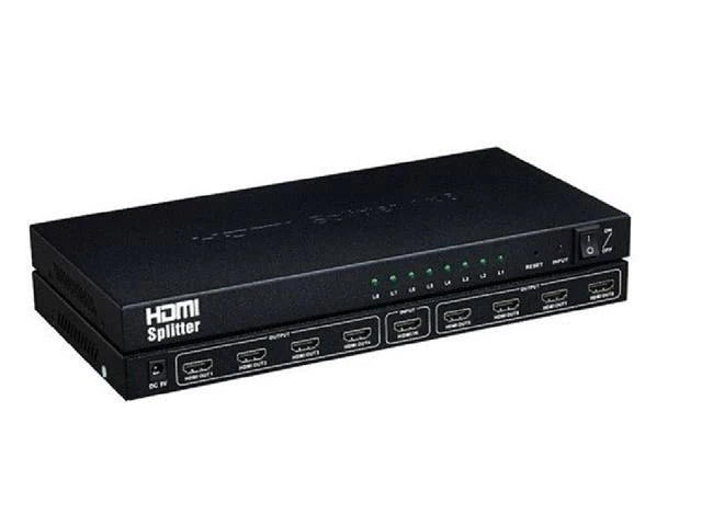 8 Port HDMI High Speed Splitter 4K