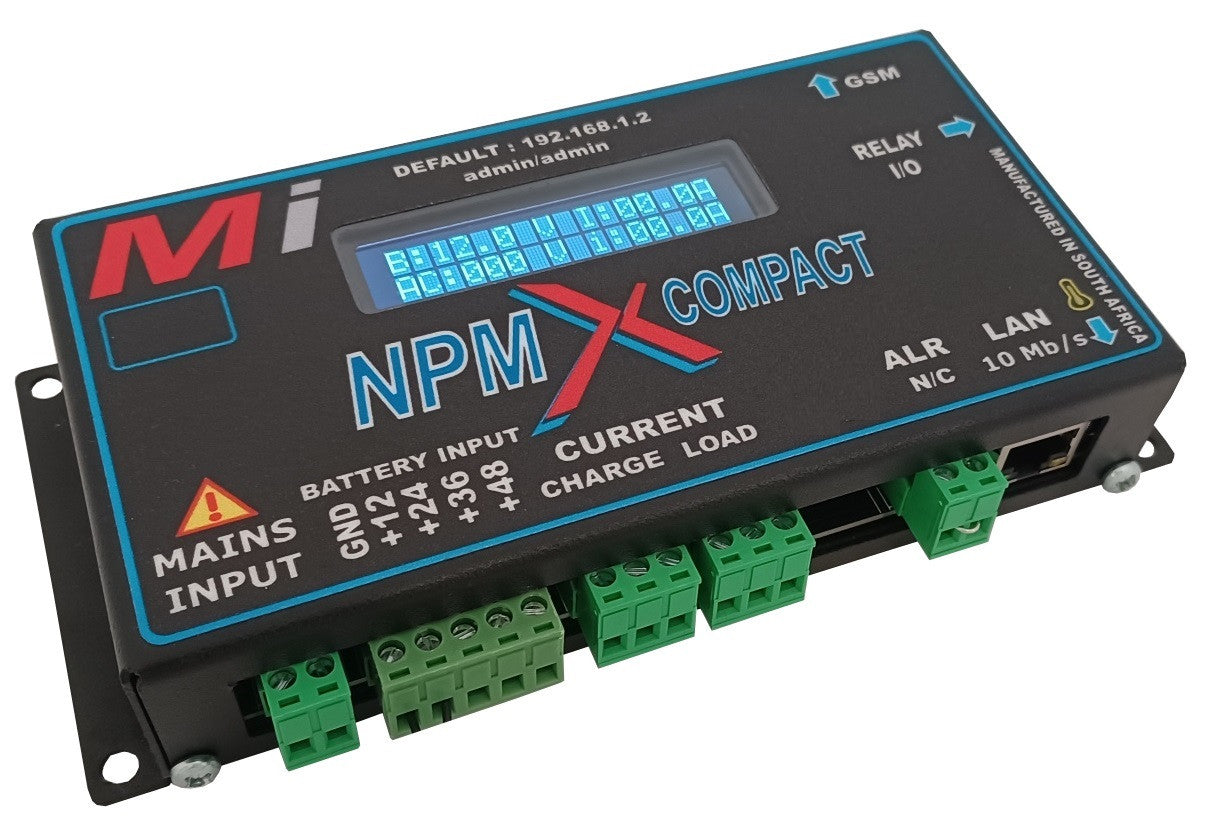 Micro Instruments Compact 12-60V Remote Network Power Monitor | NPM-X-Compact