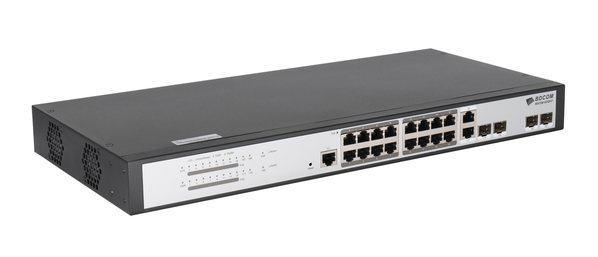 BDCOM 16 Port Gigabit PoE Switch - image 2