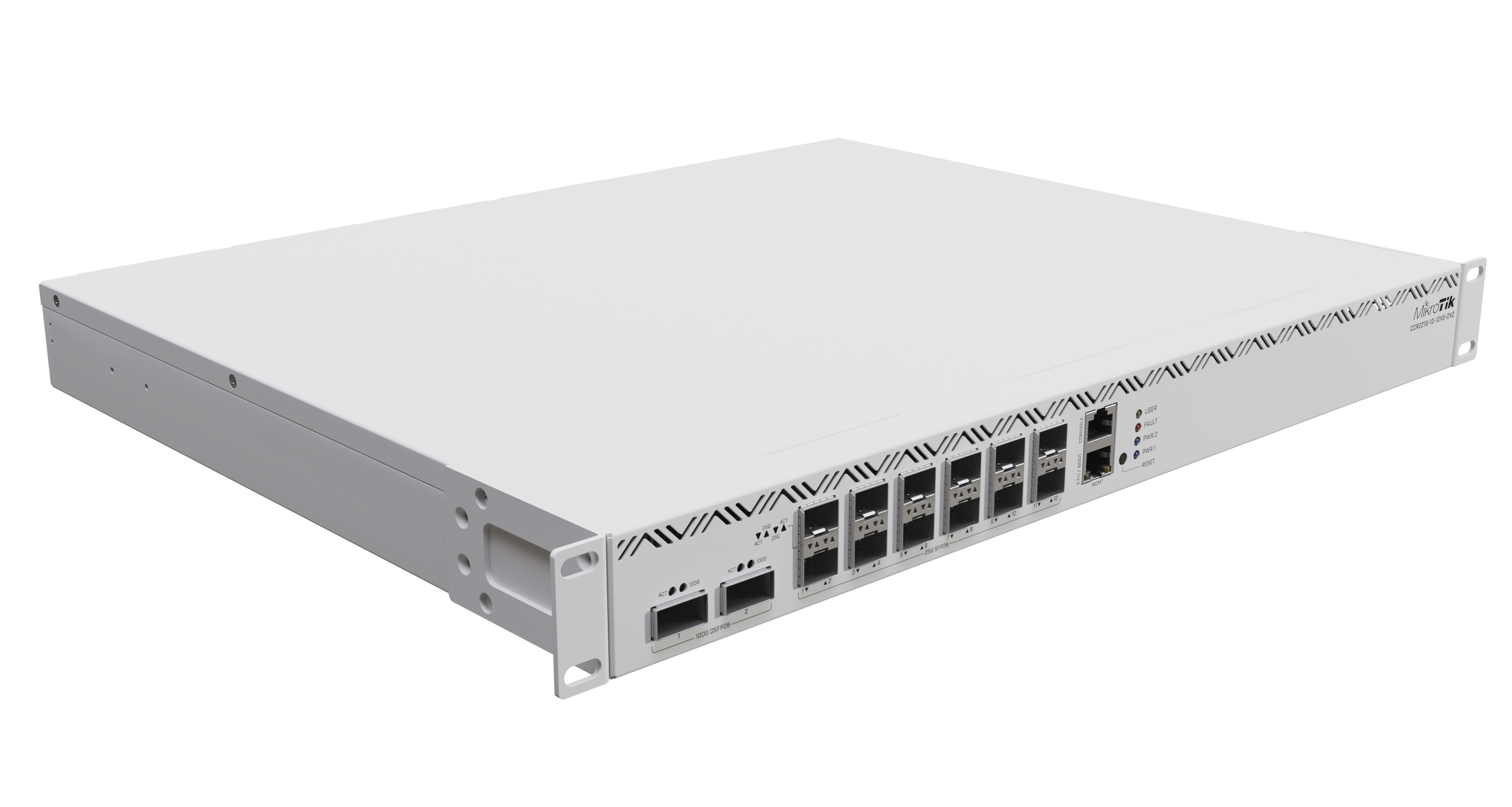 MikroTik Cloud Core Router with 12 Port SFP28 2 Port QSFP28 16 Core CPU | CCR2216-1G-12XS-2XQ - image 2