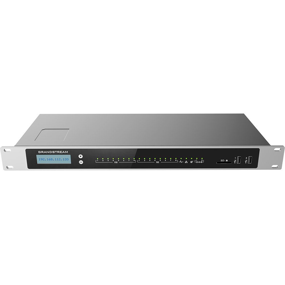 Grandstream VoIP PBX - No Video Support - 8x FXS and 8x FXO