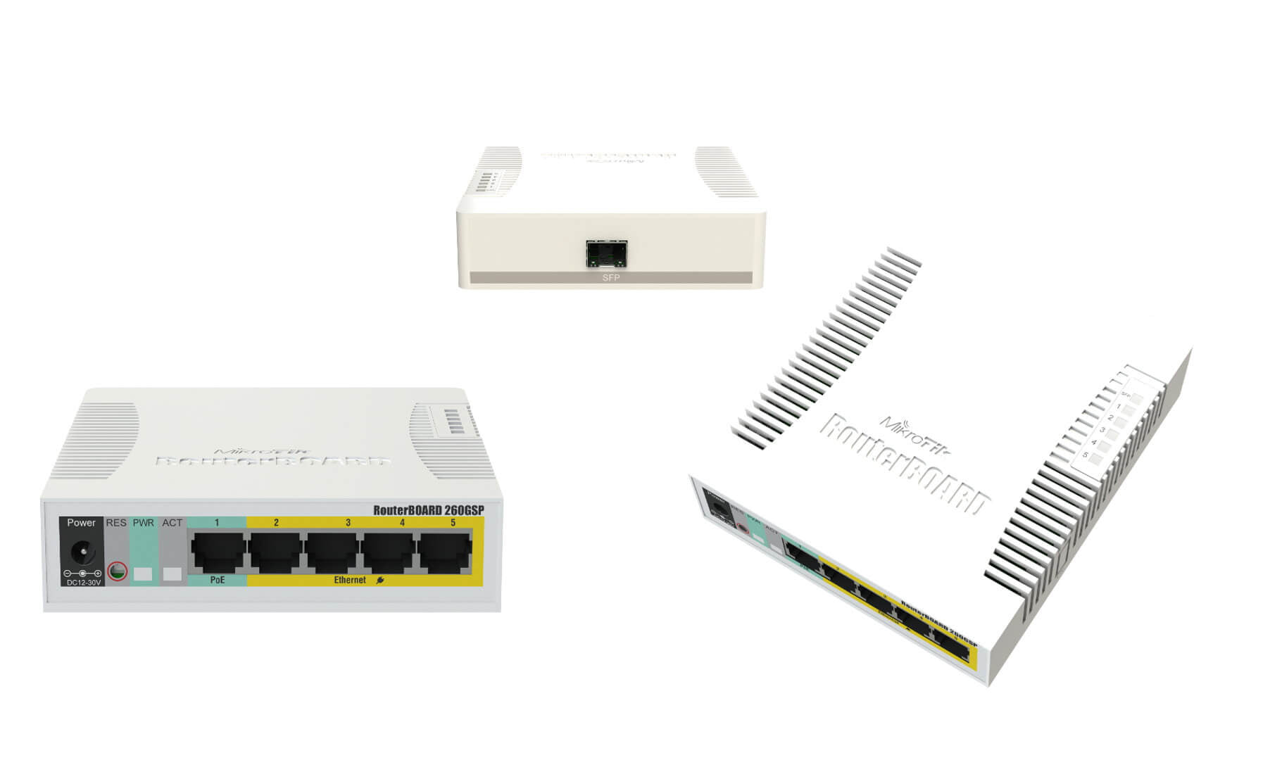 MikroTik Smart Desktop Switch 5 Port Gigabit 1SFP PoE Port | RB260GSP - image 2