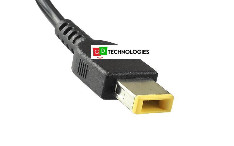 LENOVO LAPTOP CHARGER WITH RECTANGULAR TIP