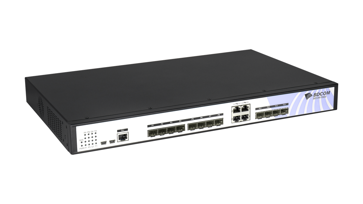 BDCOM 8 Port EPON OLT Headend - Dual AC PSU - image 2