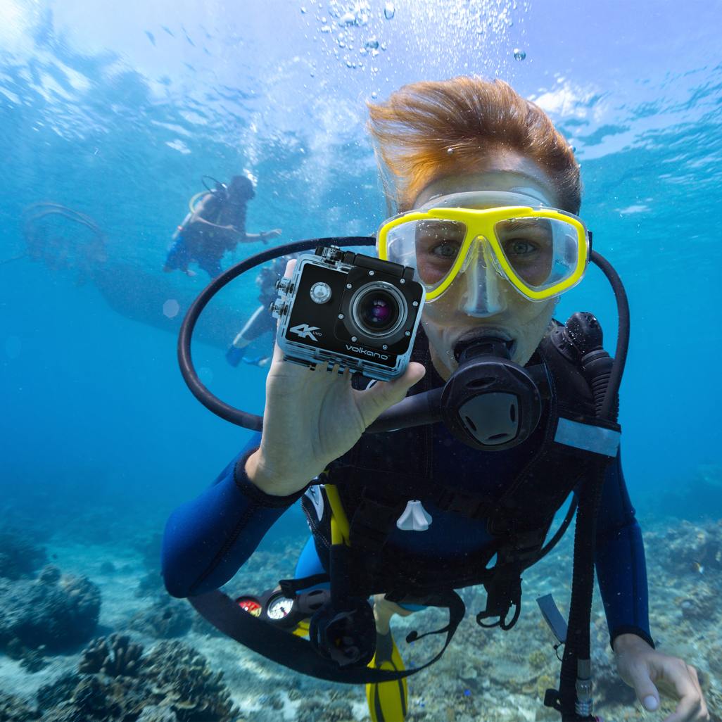 Volkano Extreme Series 4K Action Camera - Black