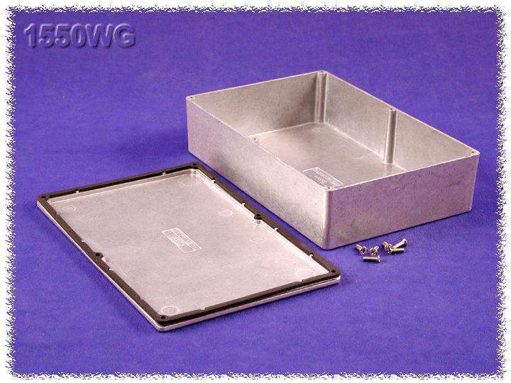 Enclosure Diecast Aluminum 222 x 146 x 51 mm. IP66