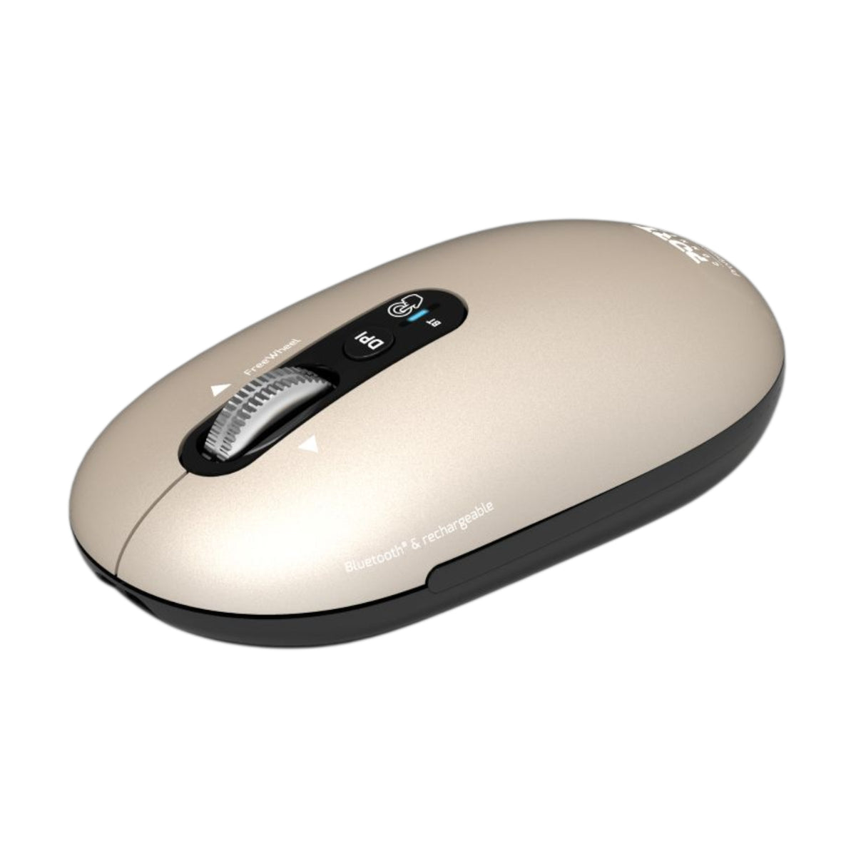 Port Connect PURE MAC Rechargeable Wireless and Bluetooth Mouse - Pearl – image 3