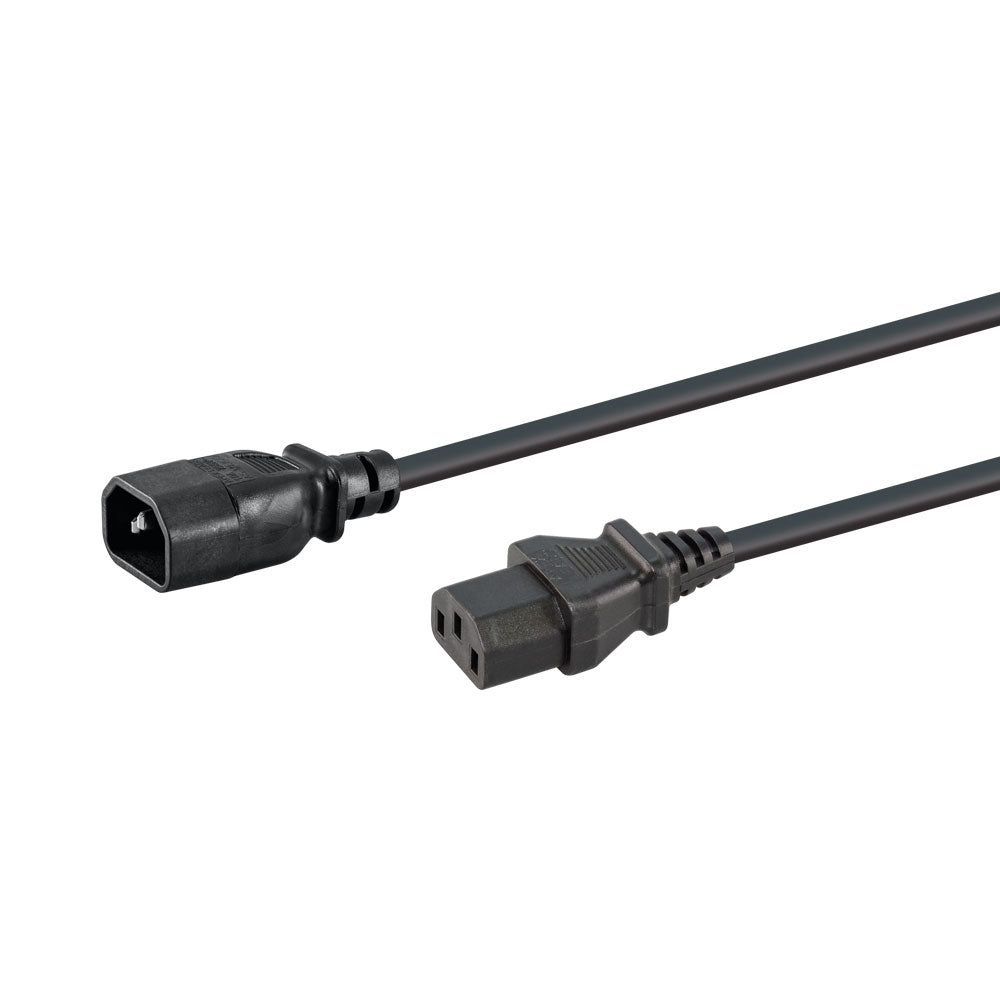 Power Cord - Kettle Cord (C13) Male-Female Extension Cable, 1.8 Meter