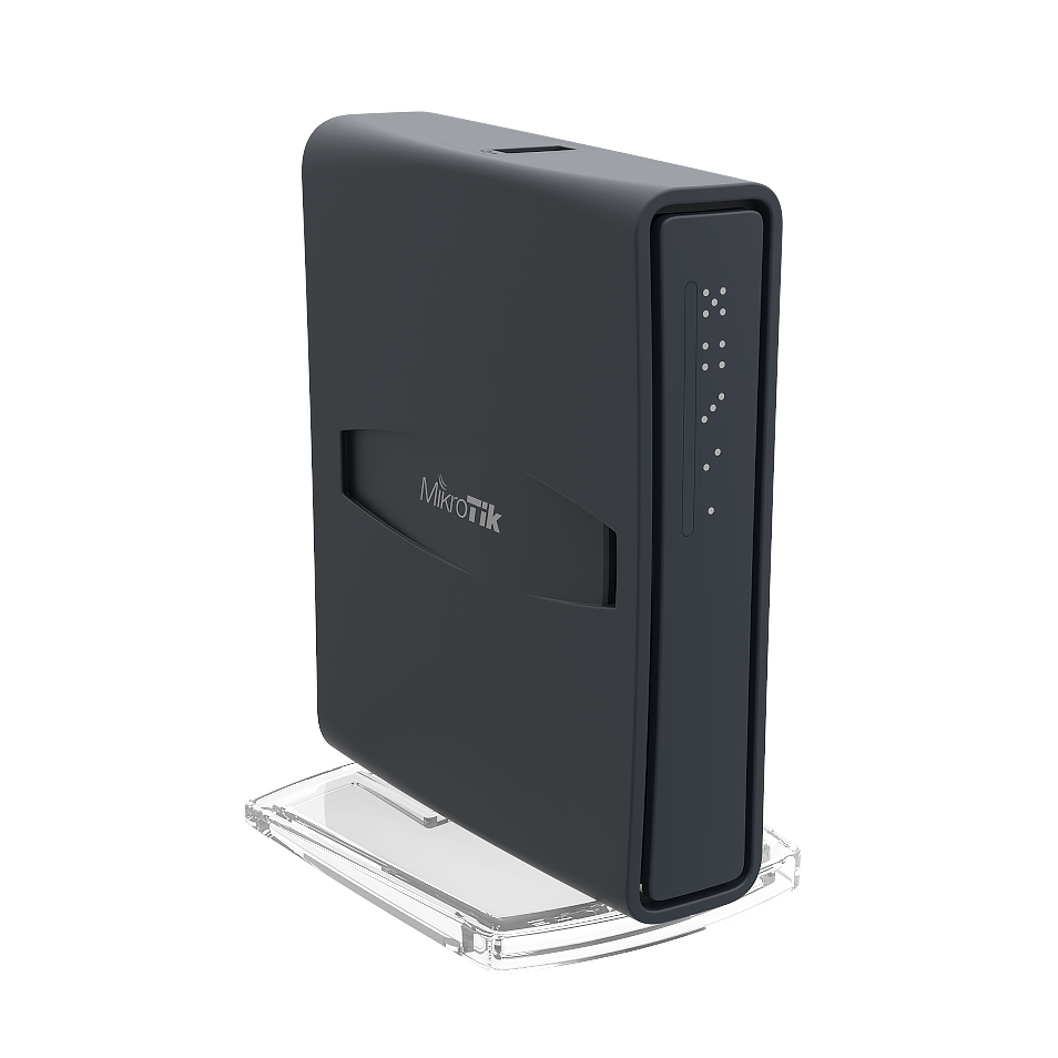 MikroTik hAP ac Lite Tower 5 Port 2.5/5 GHz WiFi 5 Router | MT-RB952Ui-5AC2ND-TC