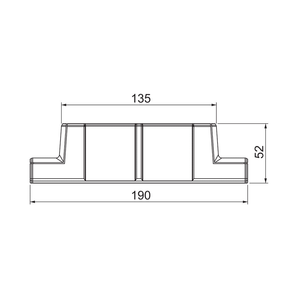 O-LINE OBO RAPID T-PIECE ADAPTER GREY
