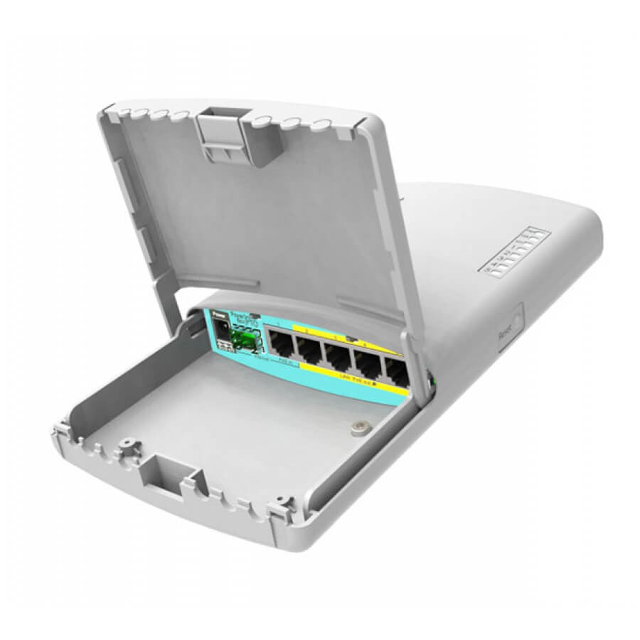 MikroTik PowerBox Pro - Outdoor PoE Router with 5 Gb and 1 SFP port - image 2