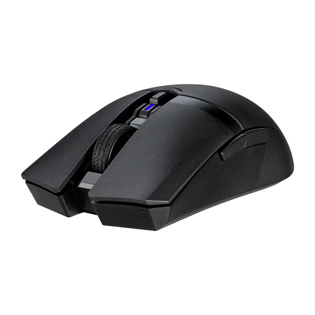 ASUS TUF Gaming M4 Wireless, Right-hand, Optical, RF Wireless + Bluetooth, 12000 DPI, Black