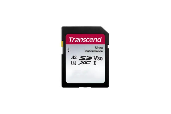 TRANSCEND 340S 128GB ULTRA PERFROMANCE SD CARD SDXC UHS-I U3 V30 A2 C10 - READ 160 MB/S - WRITE 90MB/S
