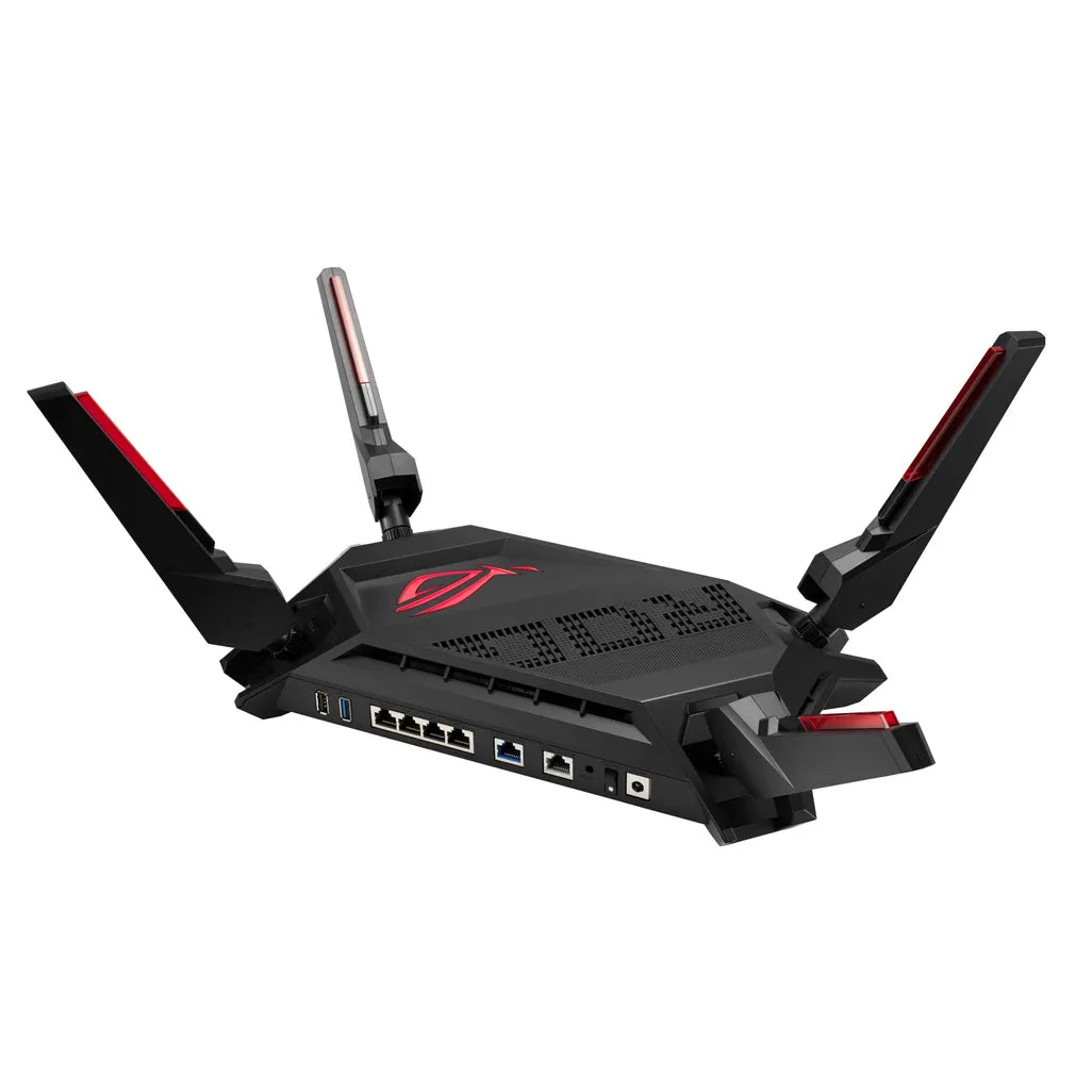 ASUS GT-AX6000 AiMesh, Wi-Fi 6 (802.11ax), Dual-band (2.4 GHz / 5 GHz), Ethernet LAN, 3G, Black, Tabletop router