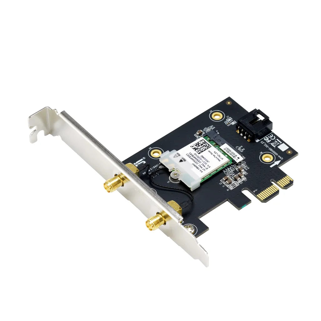 ASUS PCE-AX1800 BT5.2, Internal, Wireless, PCI Express, WLAN / Bluetooth, Wi-Fi 6 (802.11ax), 1775 Mbit/s