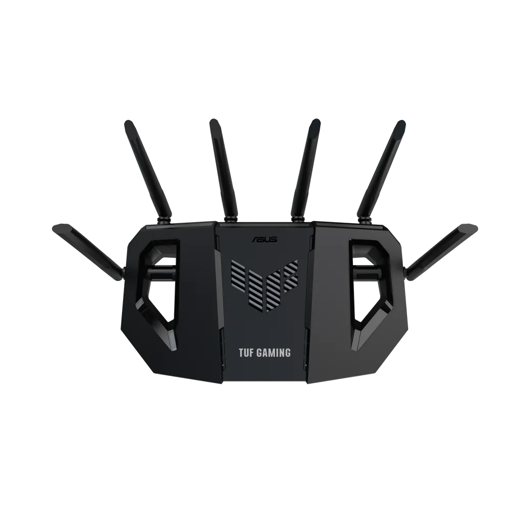 ASUS TUF-BE3600, Wi-Fi 7 (802.11be), Dual-band (2.4 GHz / 5 GHz), Ethernet LAN, Black, Tabletop router