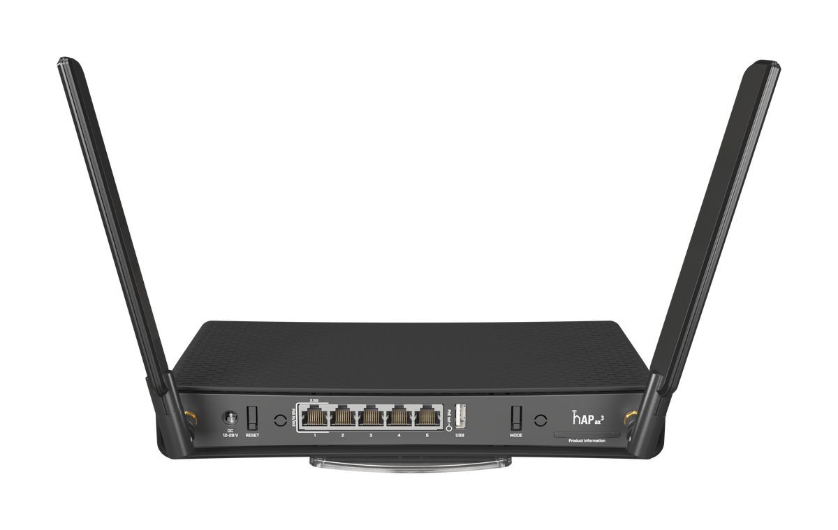MikroTik hAP ax3 4 Gigabit 1 Port 2.5G PoE 1800Mbps WiFi 6 Router | MT-RBHAP-AX3 - image 2
