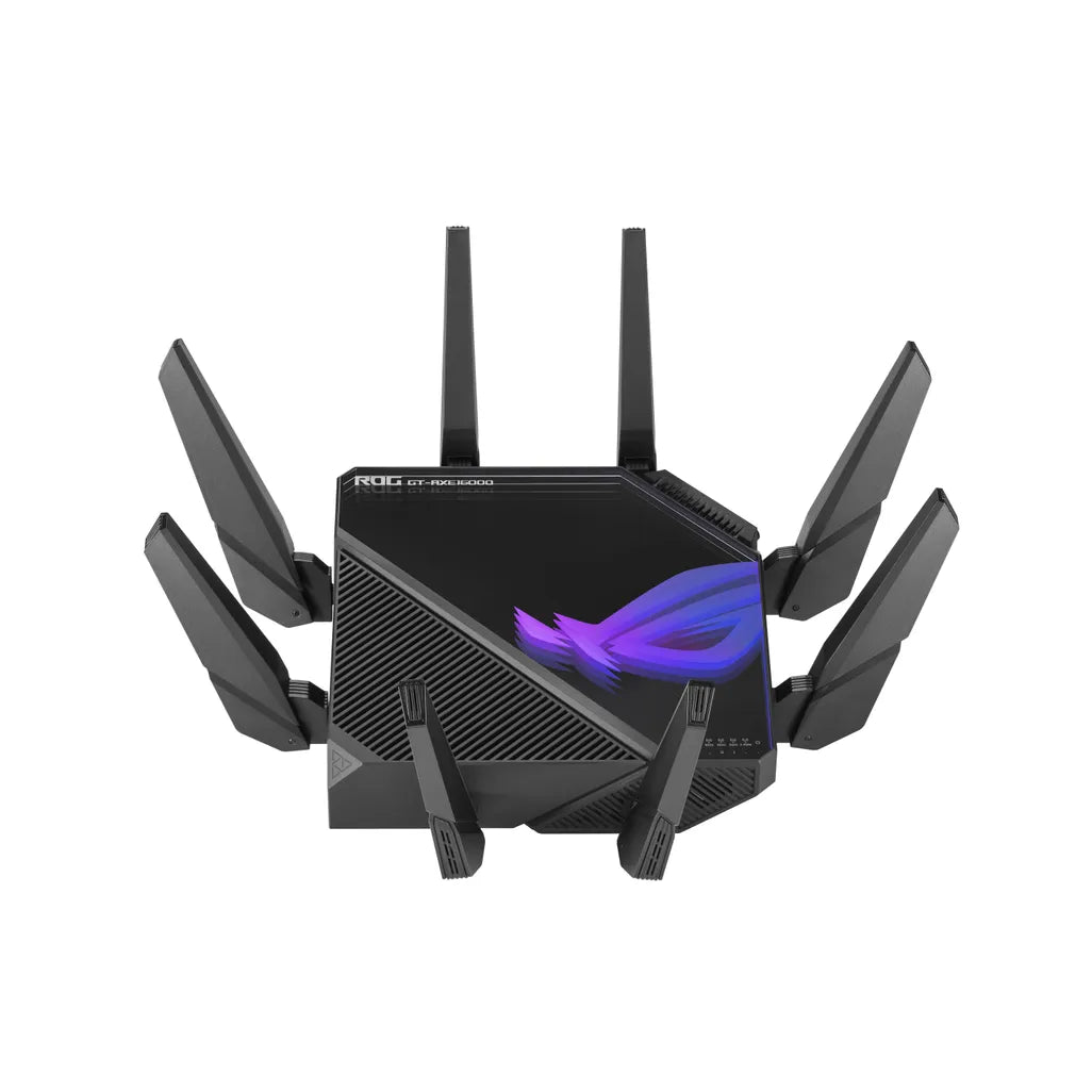 Asus ROG Rapture GT-AXE16000 quad-band WiFi 6E gaming router;dual 10G ports; 2.5G WAN port; dual WAN; AiMesh support