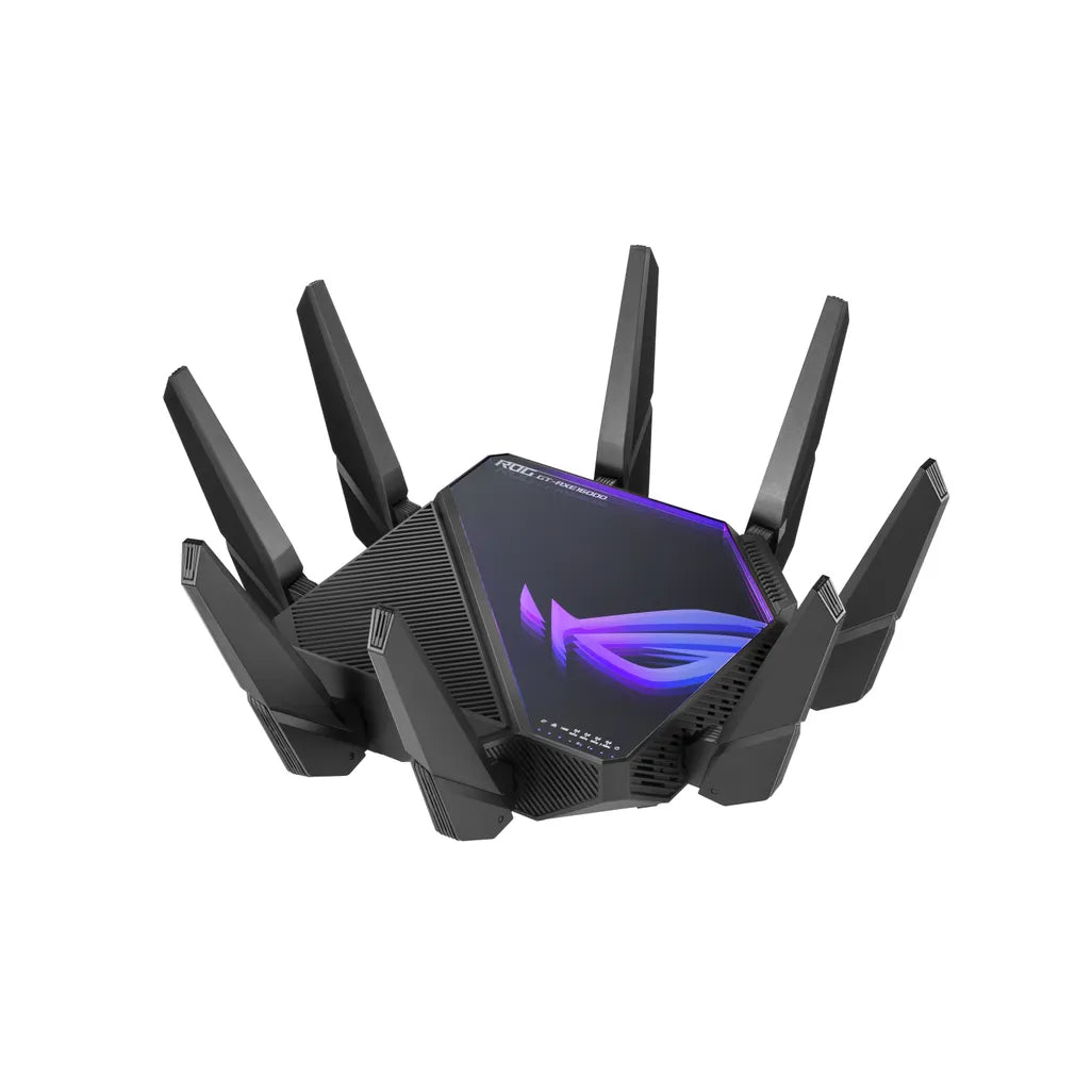 Asus ROG Rapture GT-AXE16000 quad-band WiFi 6E gaming router;dual 10G ports; 2.5G WAN port; dual WAN; AiMesh support