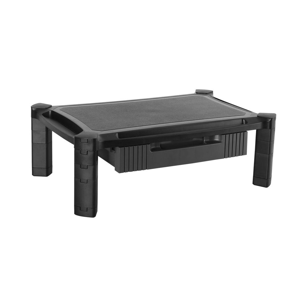 BRACKET - MODULAR MULTI-PURPOSE SMART STAND WITH DRAWER (LARGE SURFACE) - Accommodate most 13’’-32’’ monitors, laptops, printers, and other office machines