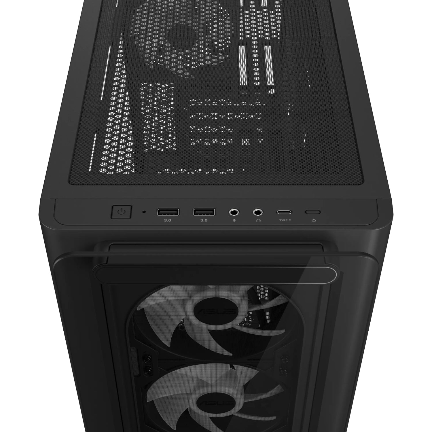 Asus A23 PLUS ARGB Micro-ATX Gaming Chassis - Black – image 5