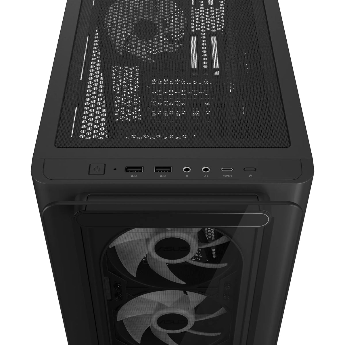 Asus A23 PLUS ARGB Micro-ATX Gaming Chassis - Black – image 5