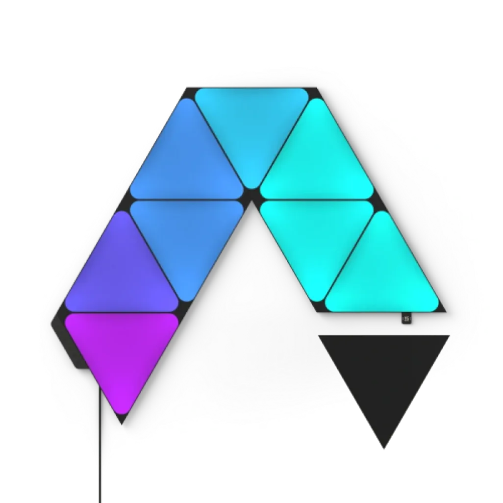 Nanoleaf Shapes | Triangles | SMK | Black | 9 Pack | EU/UK