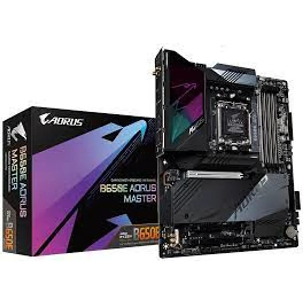 GIGABYTE AMD B650 Aorus Master Chipset for AMD AM5; 4x DDR5; 4x M2; HDMI; ATX