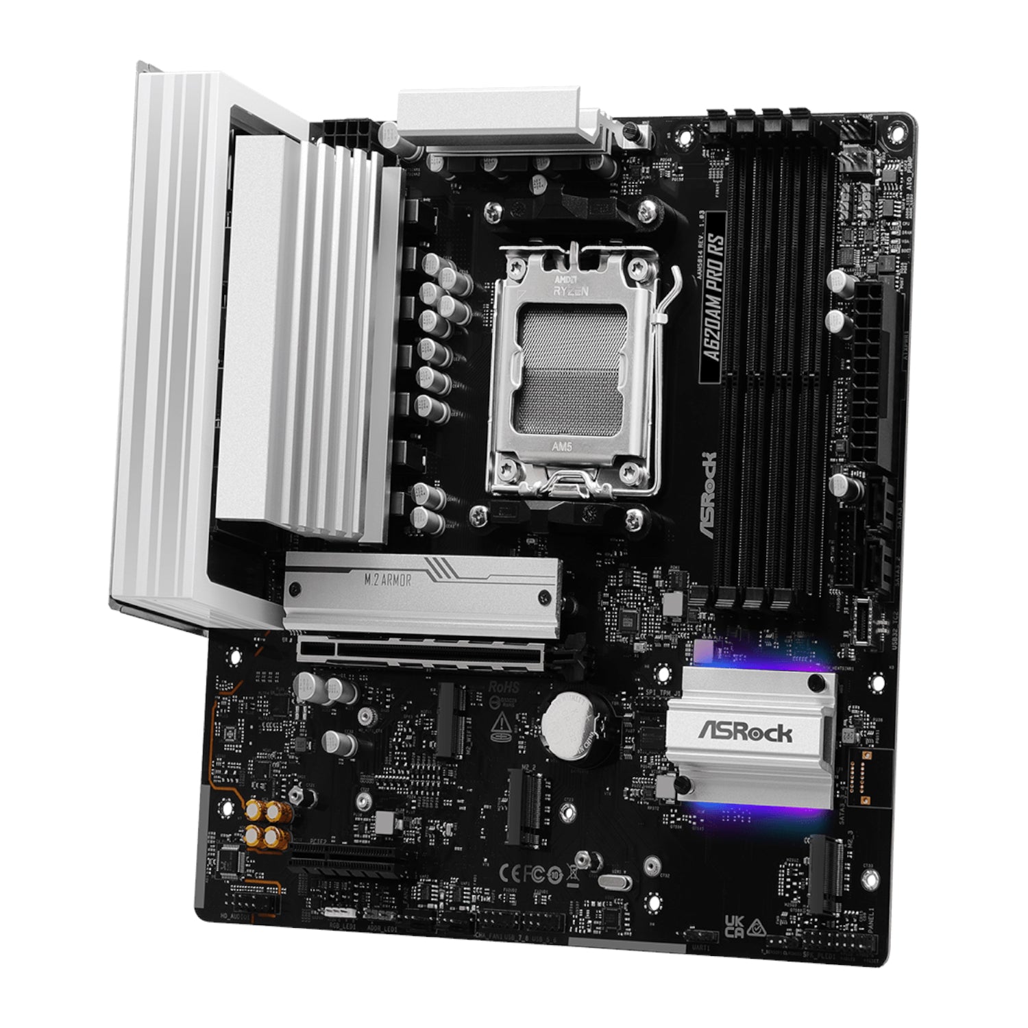 ASRock A620AM Pro RS AM5 M-ATX Motherboard – image 4