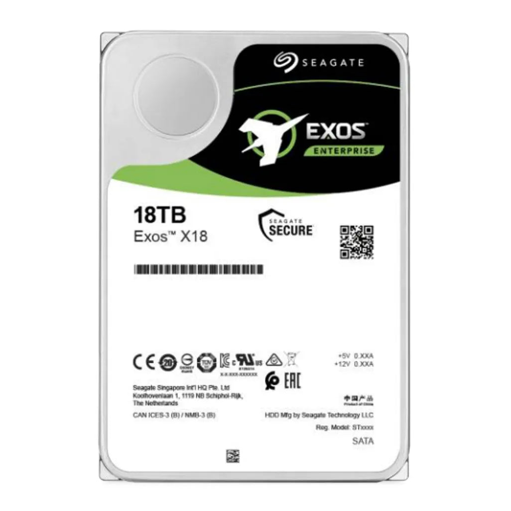 Seagate Enterprise ST18000NM004J SAS, 3.5", 18000 GB, 7200 RPM