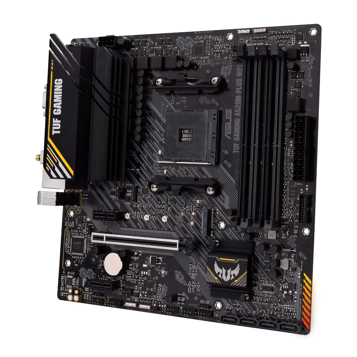 Asus TUF Gaming A520M-PLUS WiFi AM4 and Asus Prime LC 240 ARGB Liquid CPU Cooler Bundle – image 2