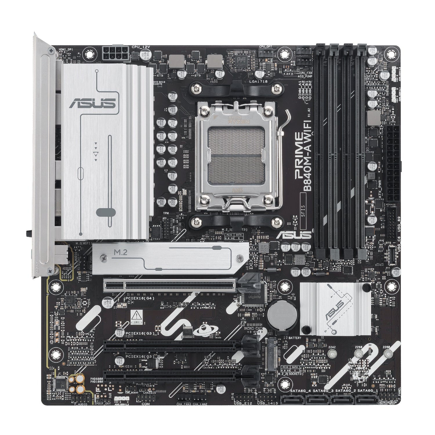 Asus PRIME B840M-A WIFI M-ATX Gaming Motherboard – image 2