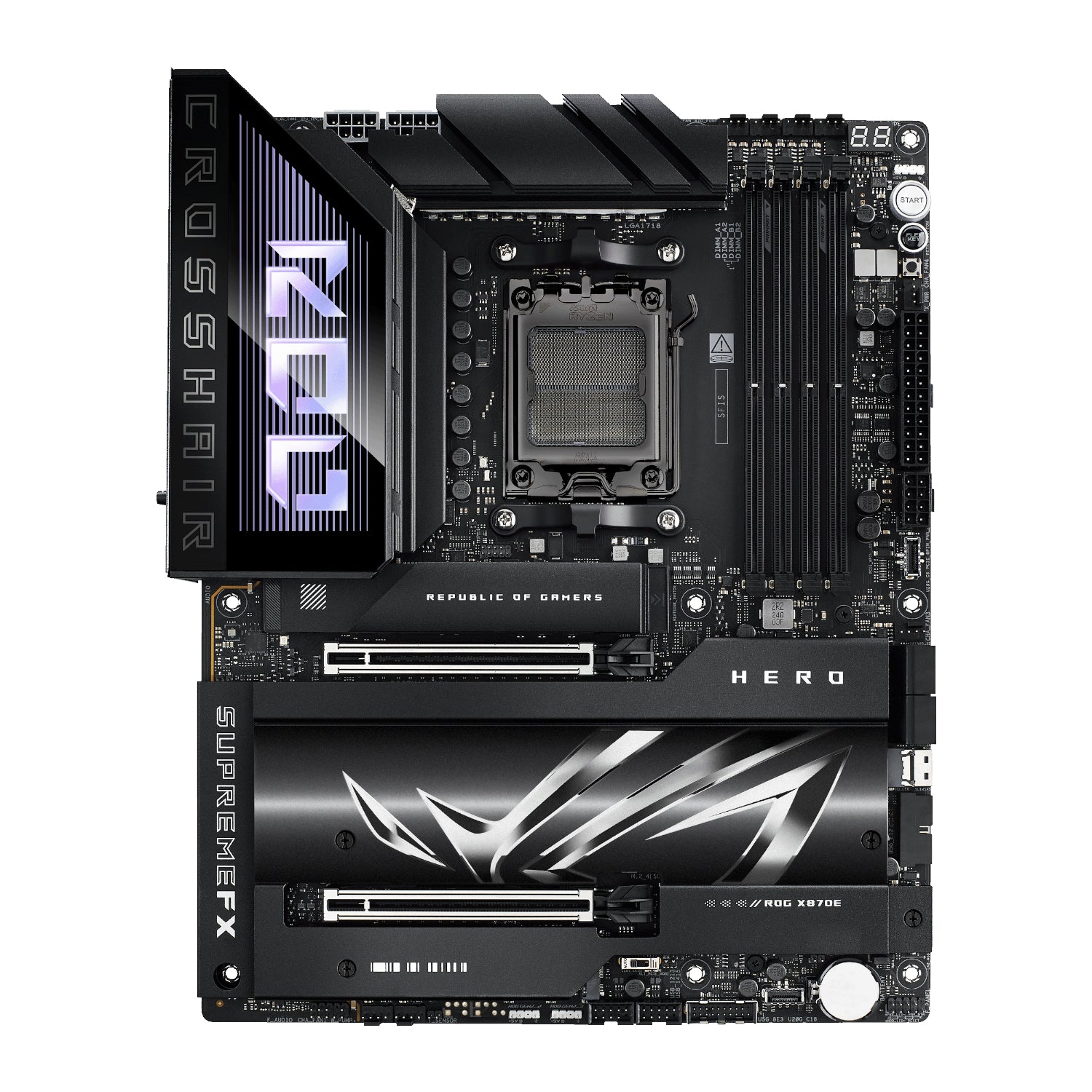 Asus ROG Crosshair X870E HERO ATX Gaming Motherboard – image 2