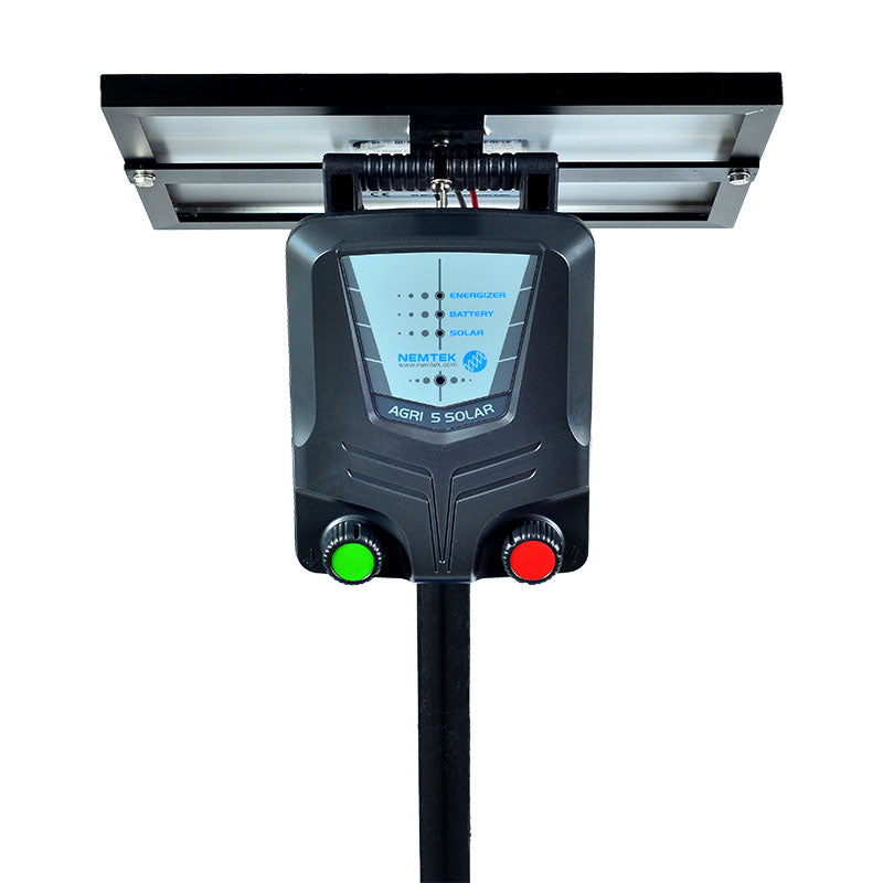 Agri Solar 5km Energizer with built-in Lithium Battery