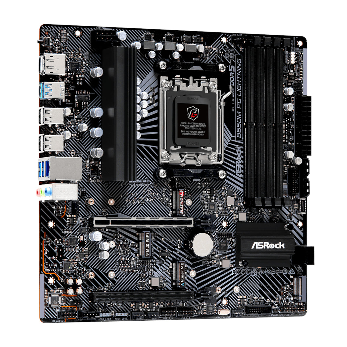 ASRock B650M PG Lightning AMD AM5 Micro ATX Motherboard – image 3