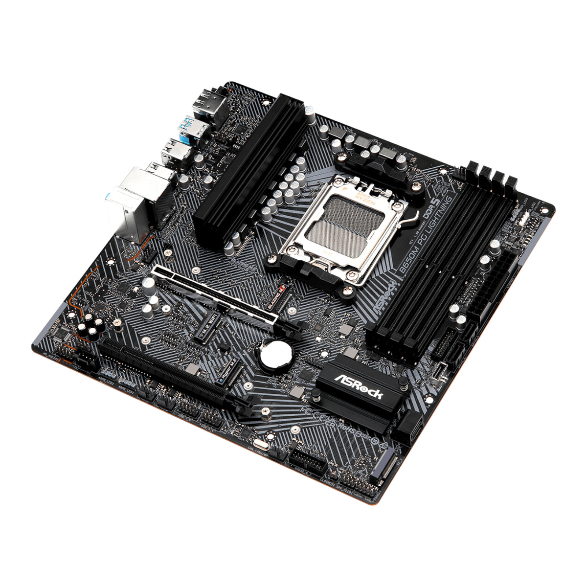 ASRock B650M PG Lightning AMD AM5 Micro ATX Motherboard – image 4