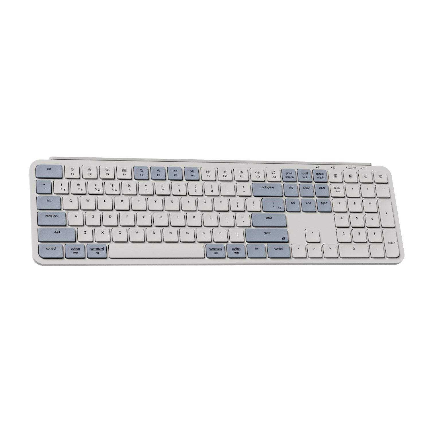 Keychron B6 Pro Ultra-Slim 100% Wireless Keyboard - Retro Blue – image 2