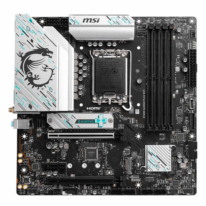 MSI B760M GAMING PLUS WIFI DDR5 Intel LGA1700 M-ATX Gaming Motherboard – image 2