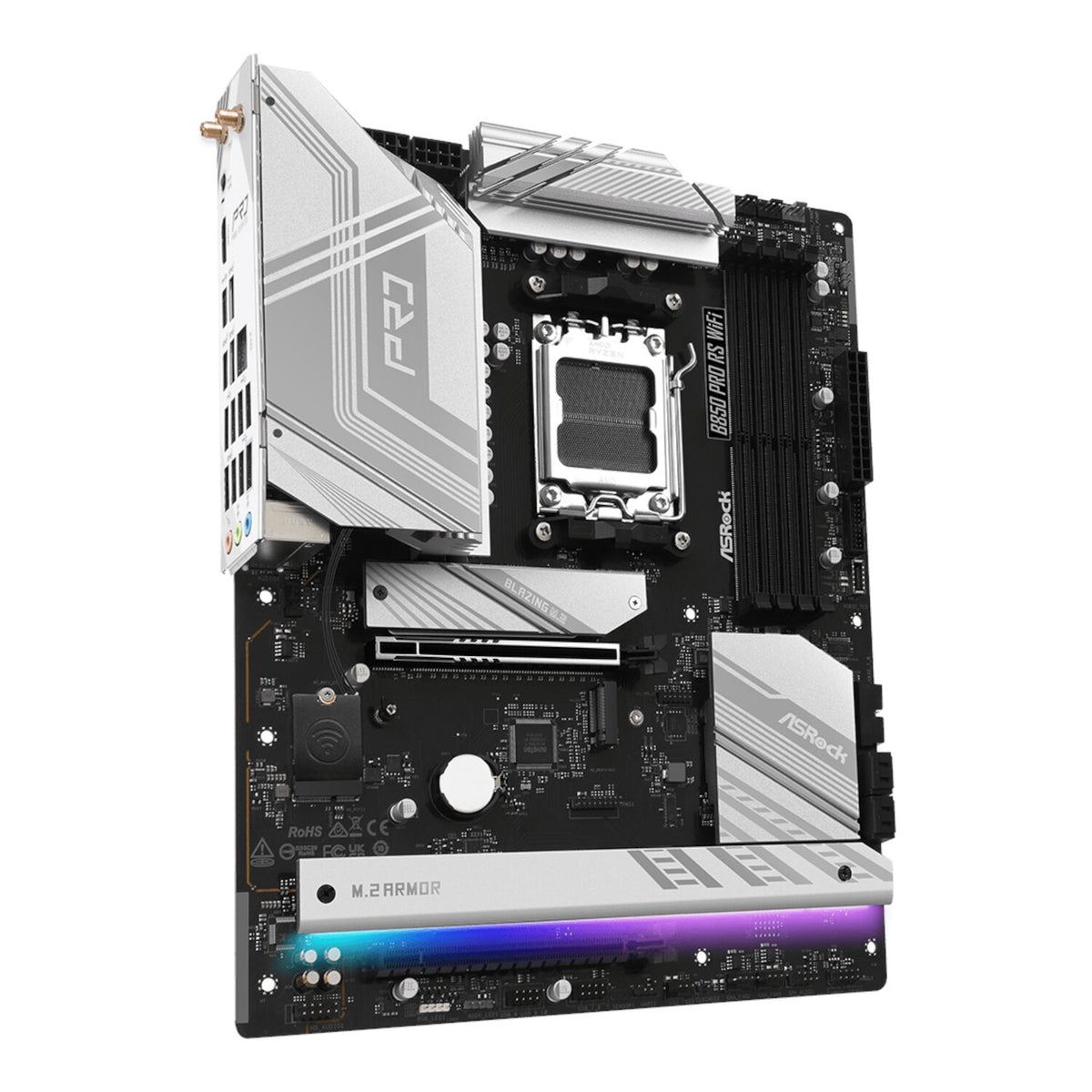 ASRock B850 Pro RS Wi-Fi ATX Motherboard (AMD AM5, DDR5, PCIe 5.0) – image 5